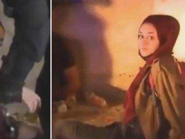 Filistinli Kızdan İsrail Askerine Sert Sorular