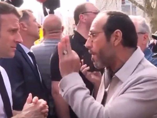 Geçinemeyen vatandaş Macron'a isyan etti! Macron'la bir Fransız vatandaşın geçim sıkıntı tartışması ülke gündemine oturd