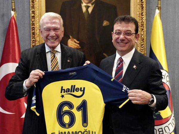 Görüşmeye bordo mavi kravatla giden Ekrem İmamoğlu'na, Ali Koç'tan büyük tepki!