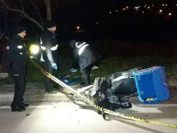 Iğdır’da Motorlu Kurye Ölümden Döndü