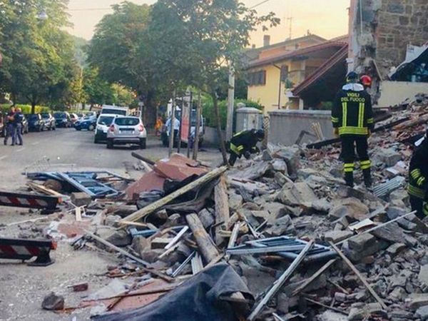 İtalya'da Doğal Gaz Patlaması