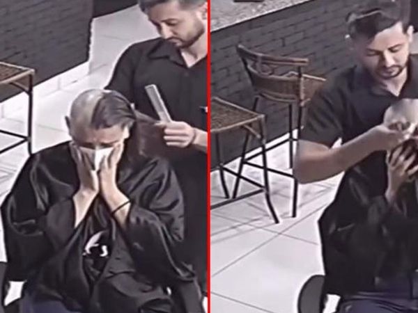 İzleyenleri ağlatan video: Kanser hastasın kadının saçlarını kesen kuaförün yaptıkları herkesi duygulandırdı