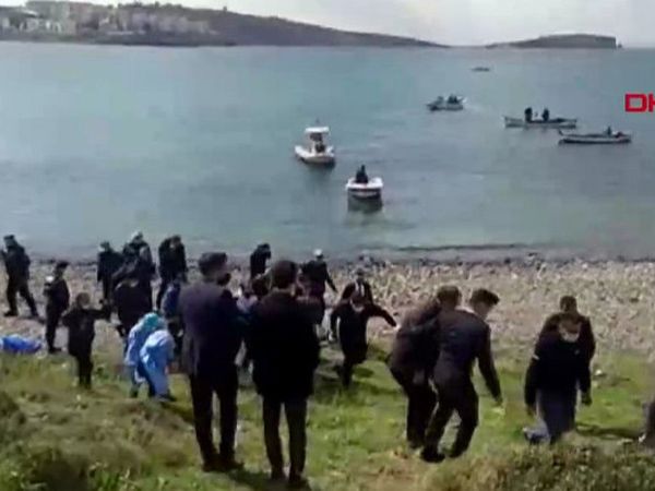 İzmir'de Düşen Askeri Helikopterden İlk Görüntüler
