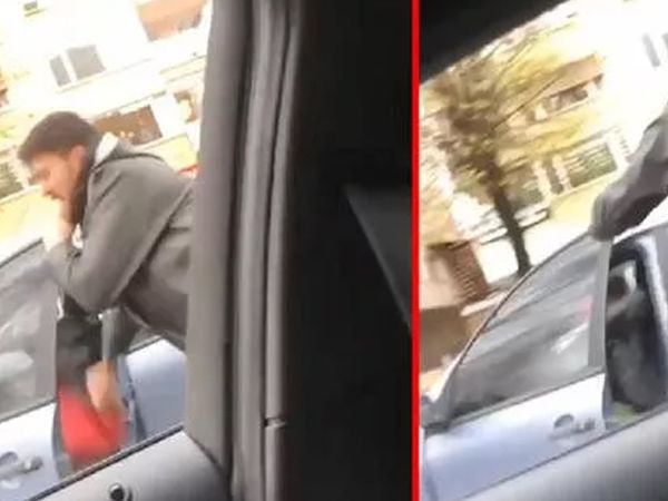 Kadıköy’de Kendisini Sıkıştırdığını İddia Eden Sürücüye Kaskıyla Saldırdı