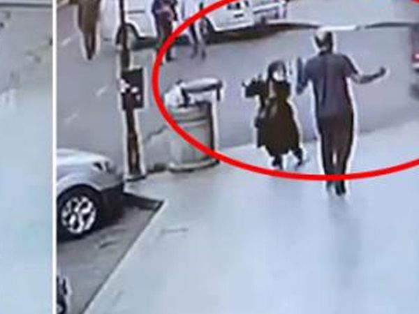 Kadın Attığı Bir Adımla Kazadan Kurtuldu
