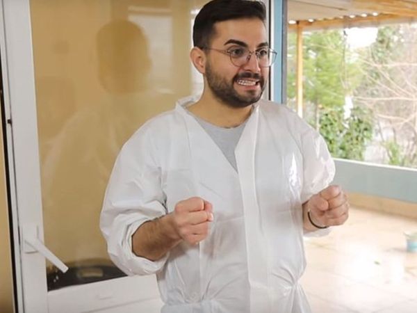 Kadir Ezildi Cam Silerken Aşağı Düştü!