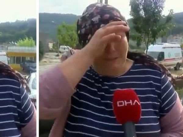 Karadeniz'de Sel Felaketiyle Boğuşan Kadın Yaşananları Gözyaşlarıyla Anlattı