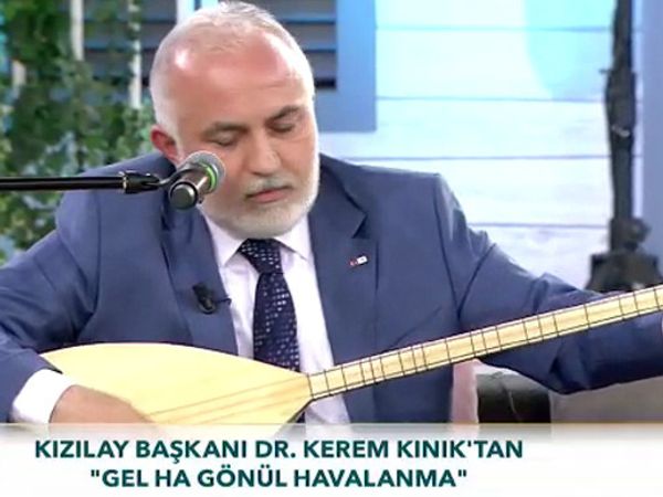 Kızılay Başkanı Dr. Kerem Kınık'tan Gel Ha Gönül Havalanma