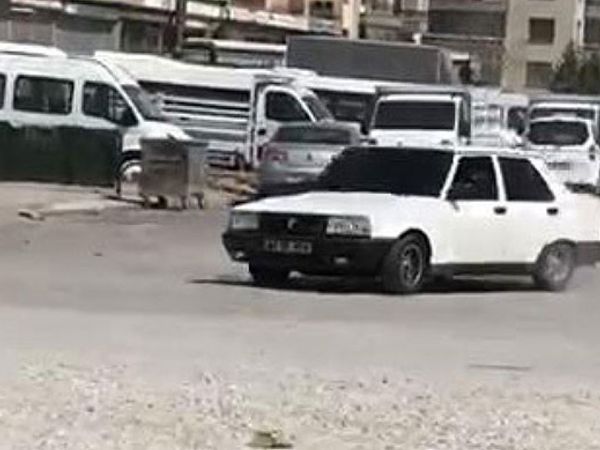Konya’da Sokağa Çıkma Kısıtlamasını İhlal Edip Drift Yaptı