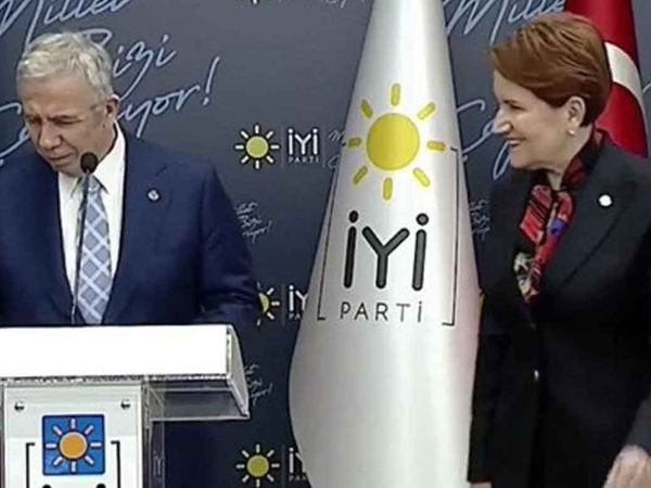 Mansur Yavaşın sözlerinden rahatsız olan Meral Akşener kürsüyü terk etti!