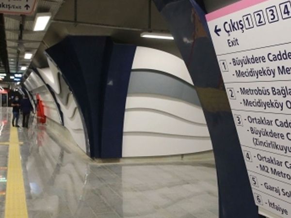 Mecidiyeköy metro durağında intihar girişimi