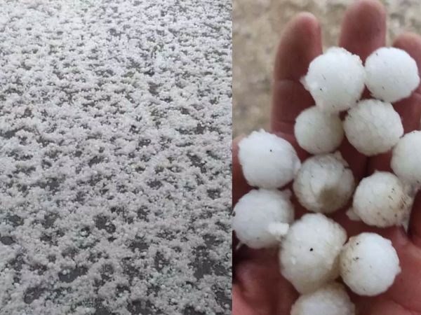 Meteoroloji uyarmıştı: Batman’da ceviz büyüklüğünde dolu yağdı