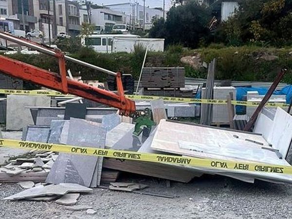 Muğla'da korkunç olay, tonlarca mermerin altında kalan adam yaşamını yitirdi