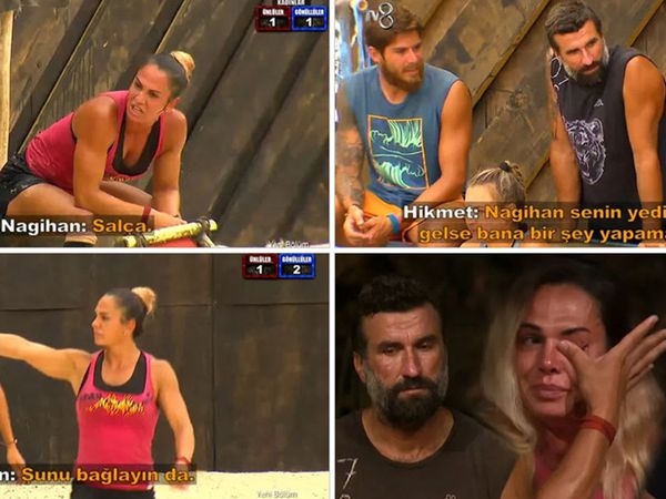 Nagihan ve Hikmet'in kavgası gündem oldu