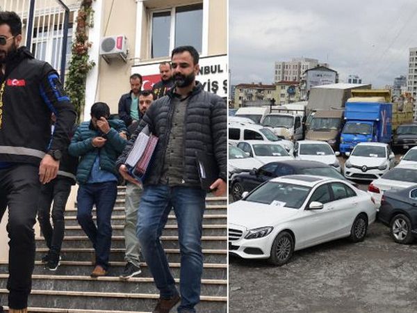 Otomobil Hırsızları Güvenlik Kamerasına Takıldı