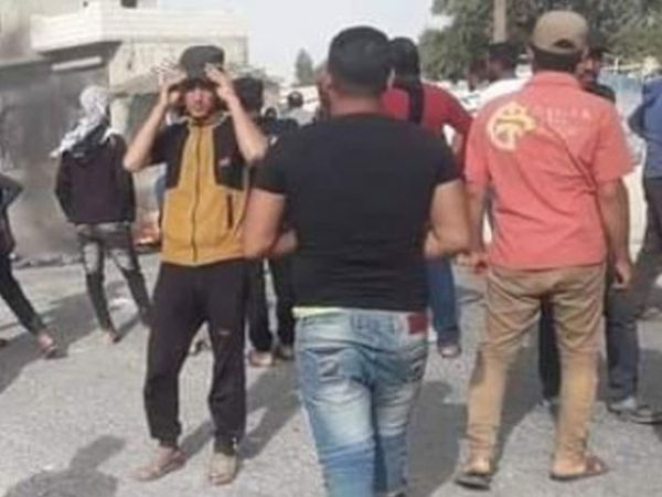 PKK/YPG'li Teröristler Ve Sivil Halk Arasında Çatışma Çıktı