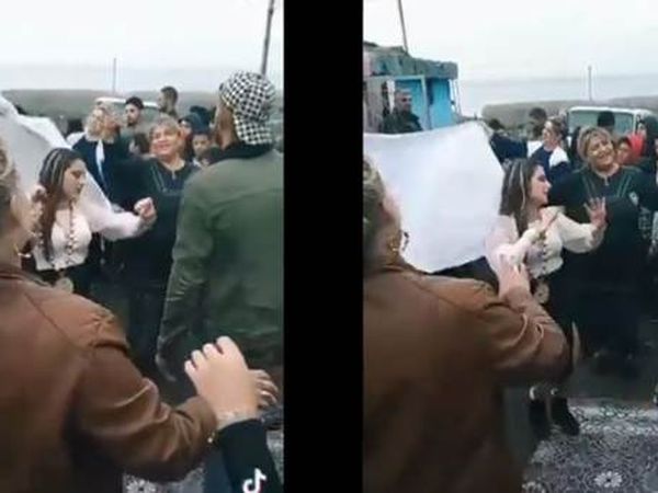 GERDEK GECESİNDEN KALAN ÇARŞAFI ALIP EĞLENCE YAPTILAR!