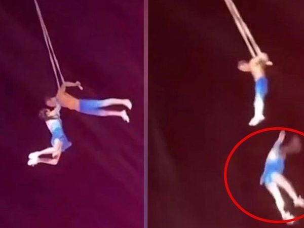 Sirk gösterisi kabusa döndü: 9 metreden düştü