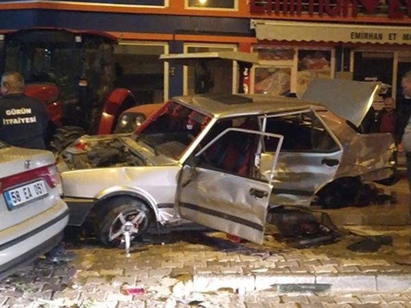 Sivas'ta alkollü sürücü dehşeti: O anlar kamerada!