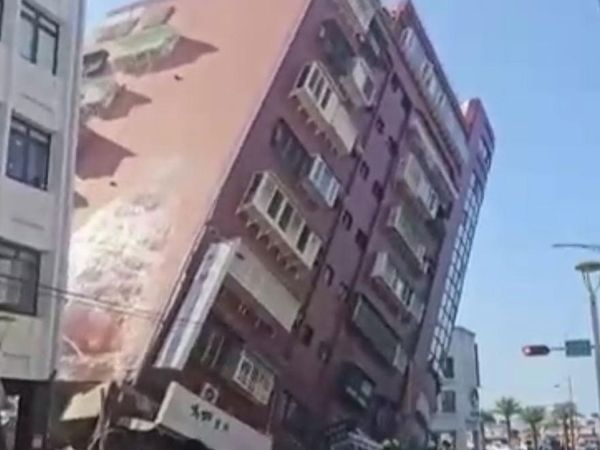 Son 25 yılda Tayvan’ı vuran en büyük depremin görüntüleri ortaya çıktı!