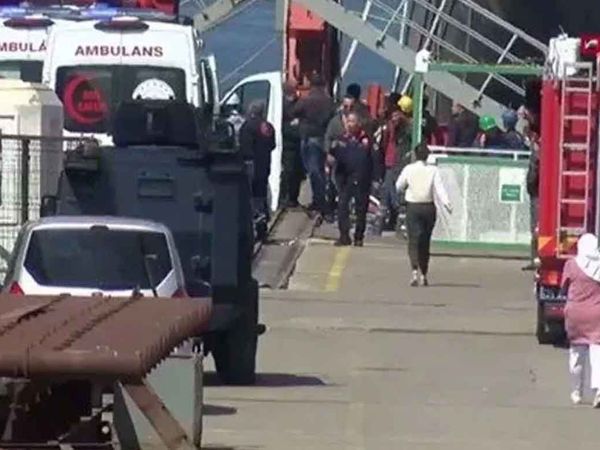 Son dakika! Tuzla tersanesindeki gemide patlama meydana geldi: Yaralılar var!