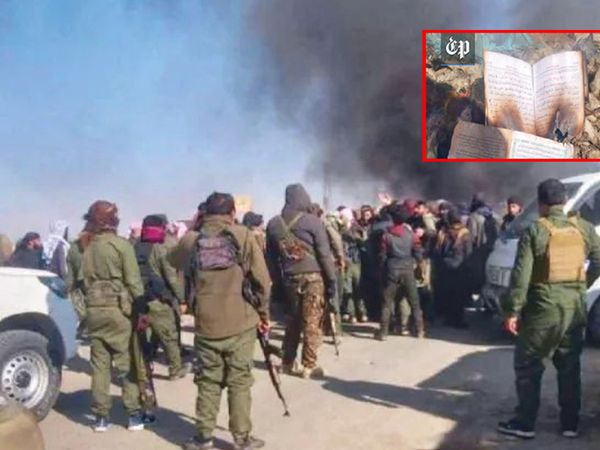 Suriye'de camiye saldırıp, Kuran-ı Kerim'i yaktılar