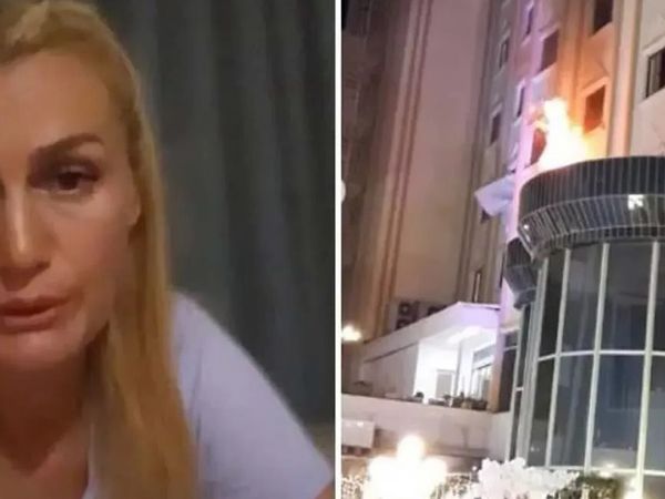 Tuğba Özay'ın yer aldığı otelde yangın çıktı!