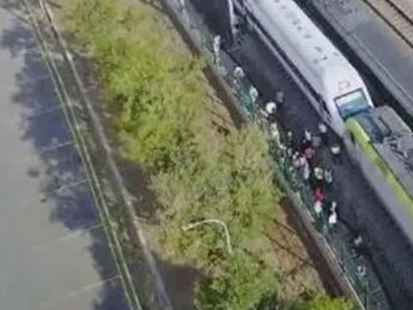 Tuzla'da İki Tren Kafa Kafaya Geldi