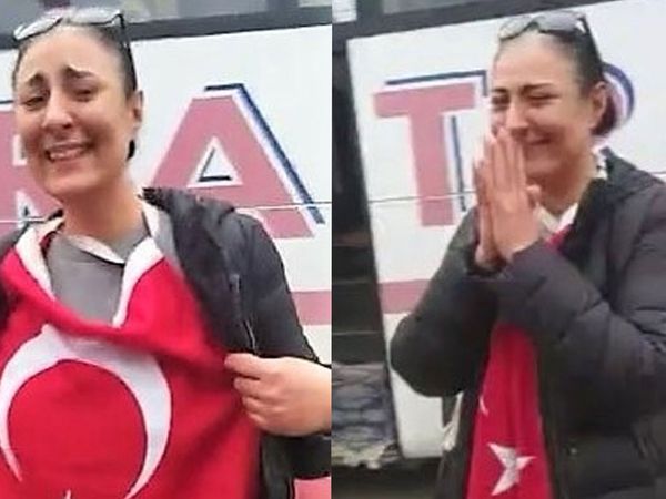 Ukrayna'da yürekleri sızlatan görüntü: Türk bayrağına sarılıp ağladı!