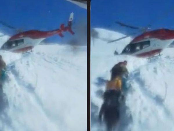 Ulaşıma Kapanan Köydeki Hastanın İmdadına Helikopter Yetişti