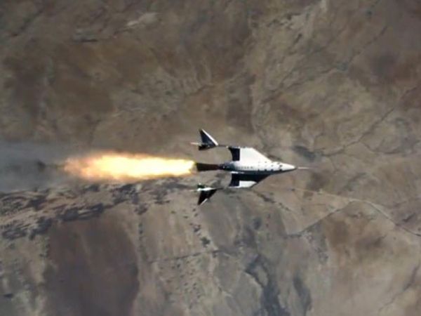 Uzay Turizm Aracı Virgin Galactic Uçuş Testini Başarıyla Sonuçlandı