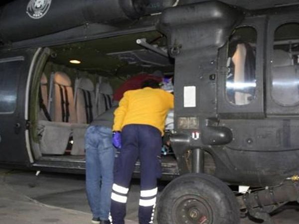 Van’da polis helikopteri yeni doğan bebek için havalandı! Hayati tehlikesi bulunan bebek hastaneye ulaştırıldı
