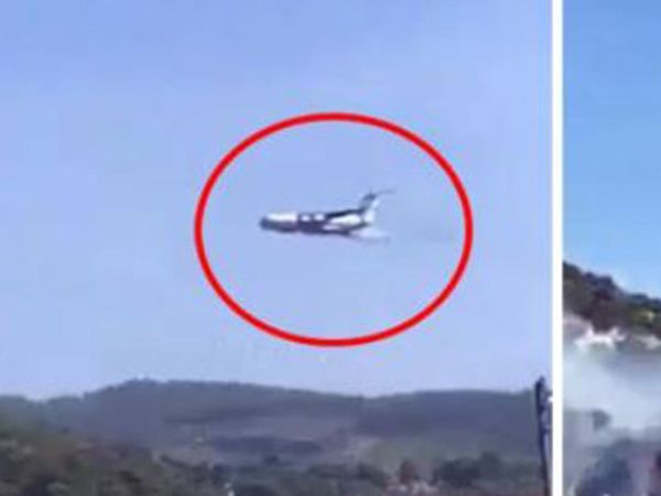 Yangına Müdahale Etmesi için Kiralanan Rus Uçaklarından Kafa Karıştıran Hareket!