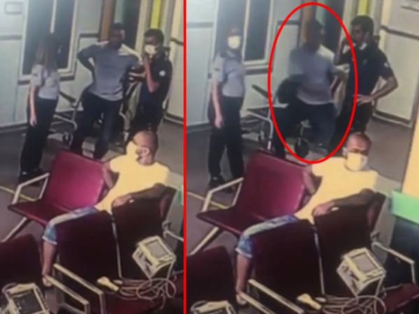 Yardım İstediği Polisin Tabancasını Alıp Hastanede Korku Dolu Anlar Yaşattı