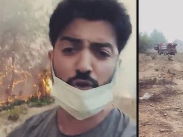 Yusuf Güney Yangın Bölgesinden Paylaştı!