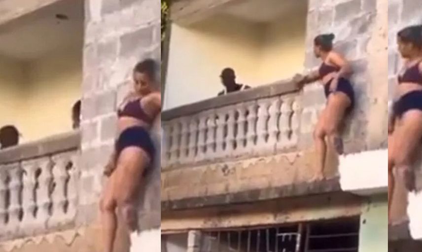 Sevgilisinin karısı tarafından basılan genç kadının yaptıkları izleyenler şoke etti