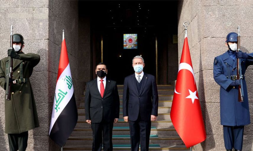 Milli Savunma Bakanı Hulusi Akar ile Iraklı Mevkidaşı Görüştü