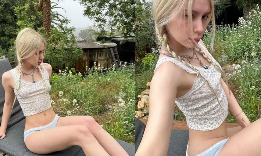 Aleyna Tilki yaşına başına bakmadı! Giydiği incecik sutyeni ile poz verince ortalık karıştı bu sefer babası bile kızdı