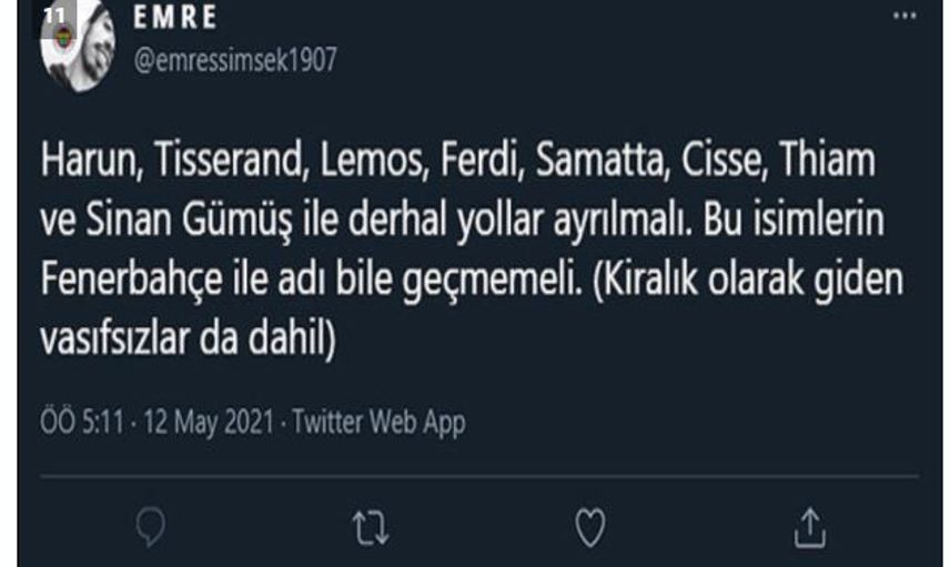 Fenerbahçeli Yıldıza Ağır Sözler! Takım ile Bağını Kesin
