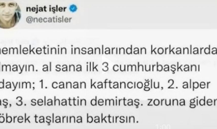 Cumhurbaşkanı adaylarını sıraladı