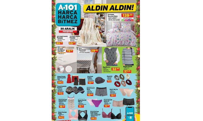 A101 Aktüel Kataloğunda 25 - 31 Aralık Tarihlerinde Neler Var?