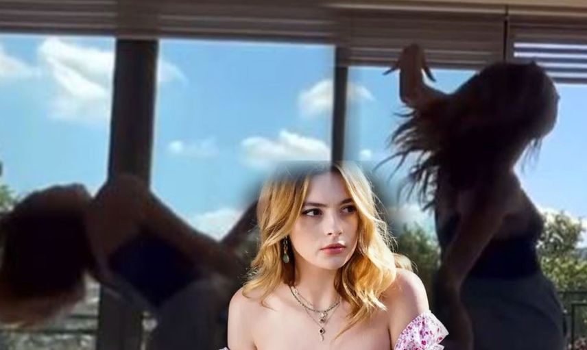 Melis Sezen'in mini elbisesiyle yaptığı dans sosyal medyaya yansıdı! 'Ne oldu sana böyle'