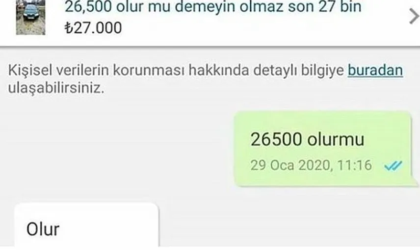 2. El Araç Piyasası Müşterilerle Dalga Geçiyor