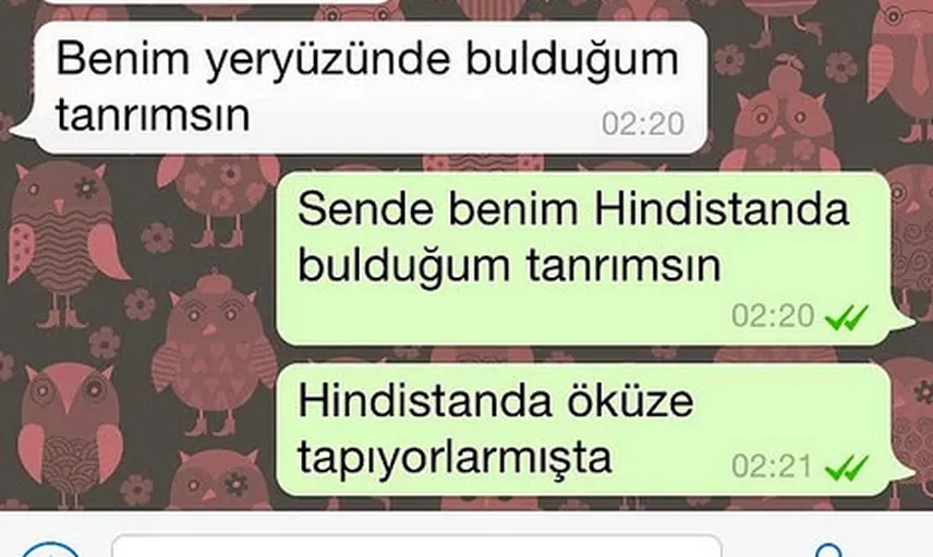 Birbirinden Komik Whatsapp Mesajları