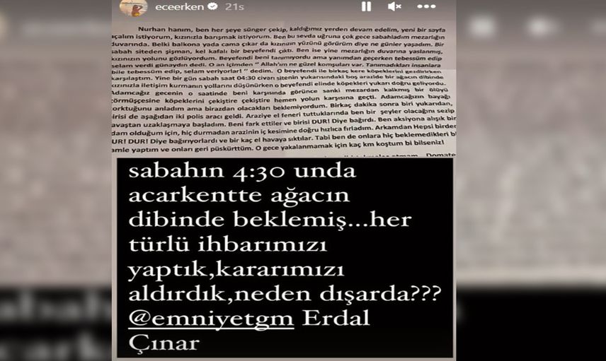 Ece Erken'in başı büyük belada: Beni dağa kaldırmakla tehdit ediyor!