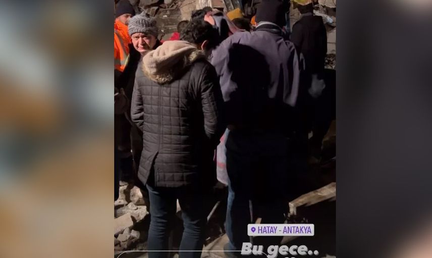 Arka Sokaklar'ın Zeynep'i Gamze Özçelik deprem bölgesine yardıma koştu