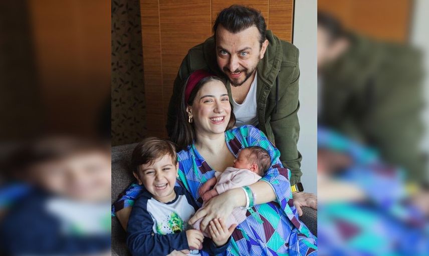Hazal Kaya'nın kızı Leyla Süreyya büyüdü! Güzel oyuncu kızının yüzünü ilk kez gösterdi: Aynı annesi!