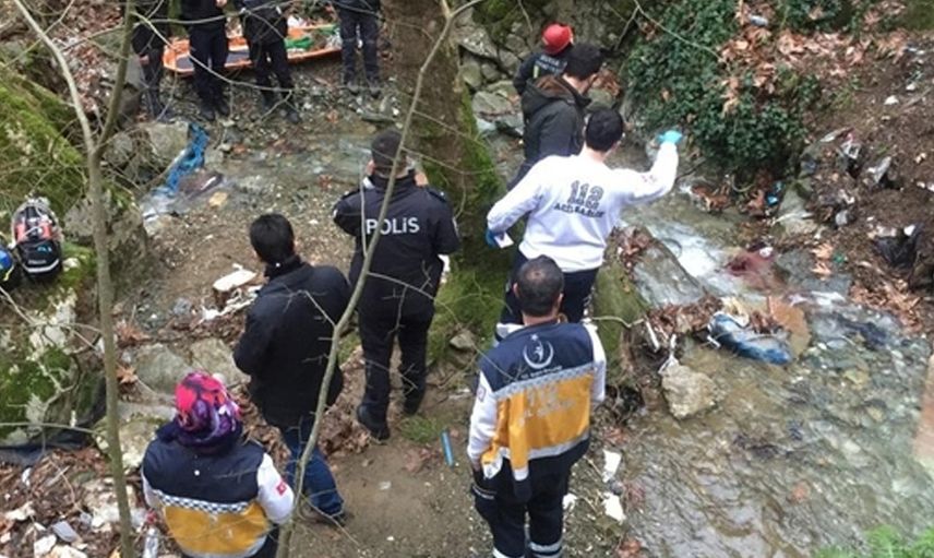 Tuvaletini yaparken uçurumdan yuvarlandı