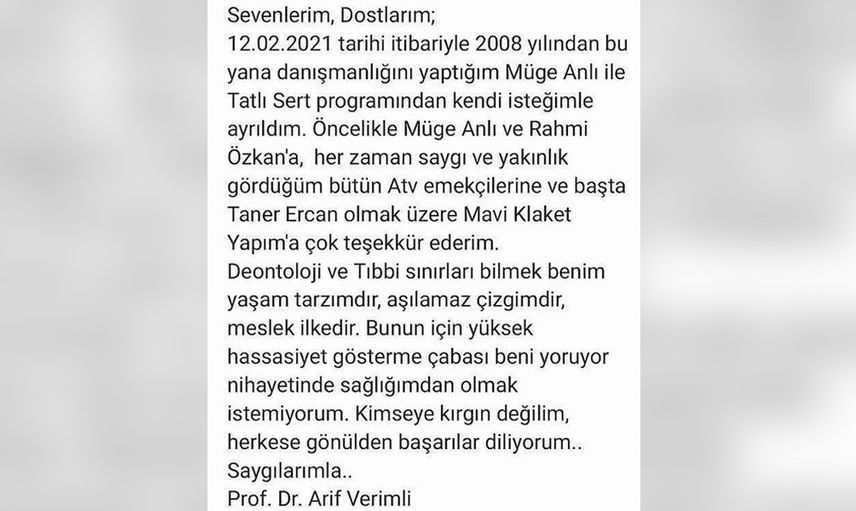 Prof. Dr. Arif Verimli kimdir?