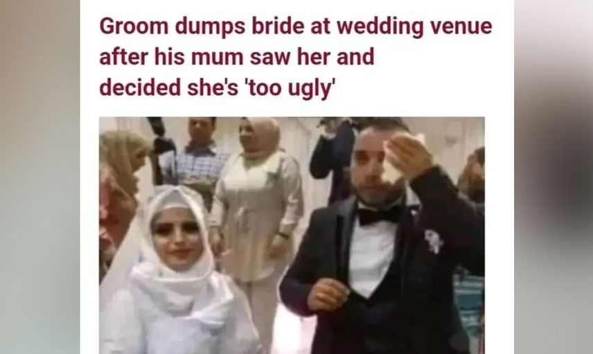 Kaynana düğün günü gelini beğenmeyince damat da müstakbel karısını terk etti! 'Al oğlunu başına çal'